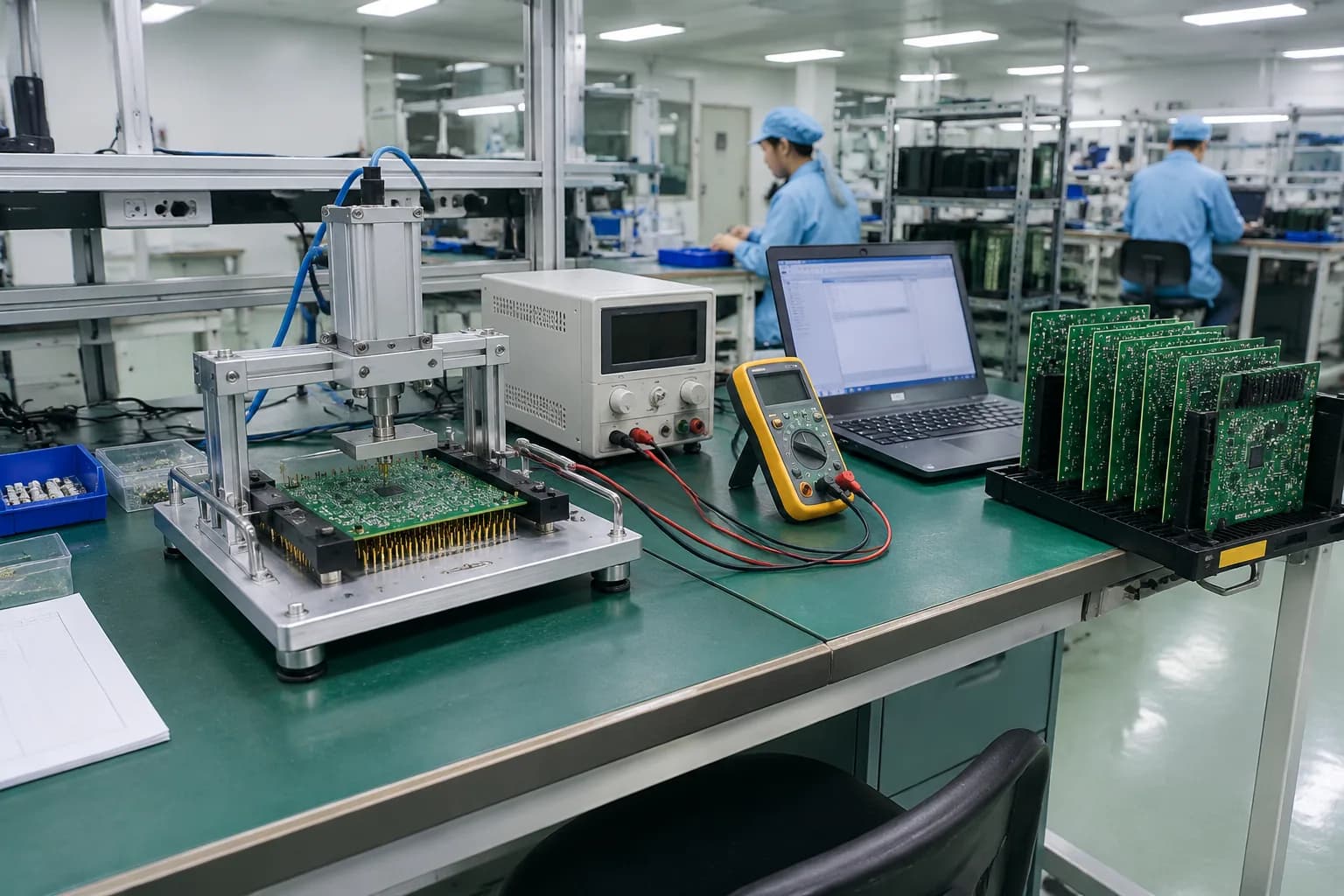 Functional test fixtures and instruments