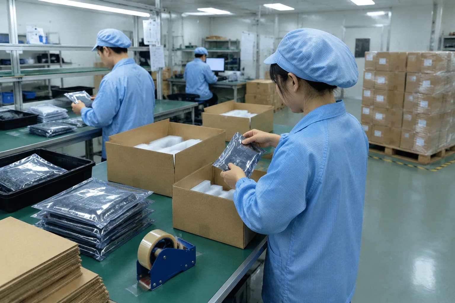 Packing and pre-shipment checks